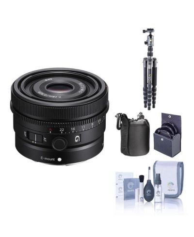 Sony FE 40mm f/2.5 G Lens with VEO 3 GO 235AB Al Tripod, Filter Kit