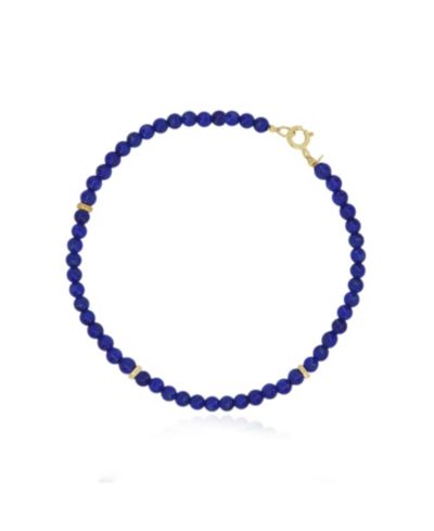The Lovery браслет с круглыми бусинами Lapis