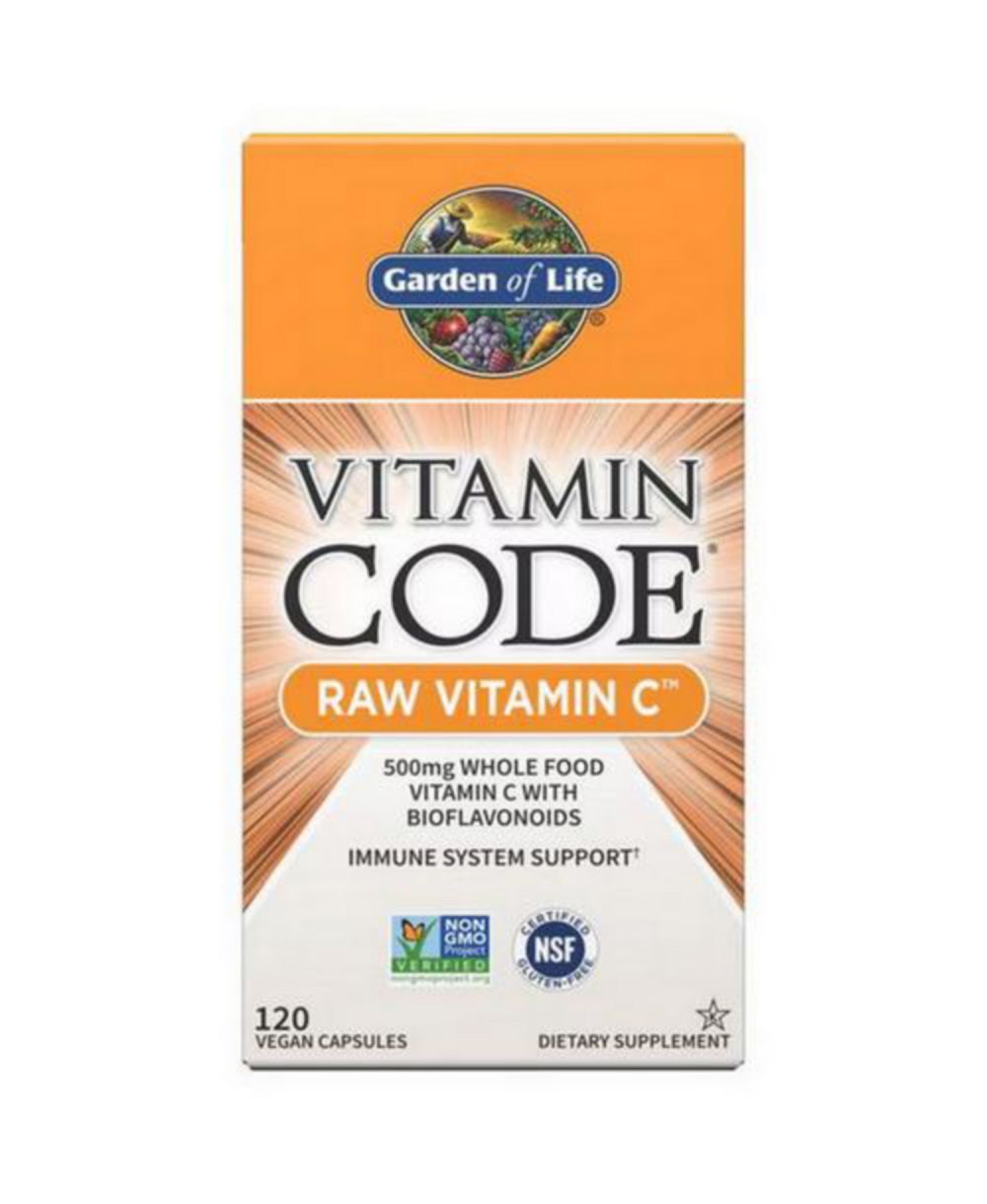 Garden of Life Vitamin code ,Raw Vitamin C 120 vcaps