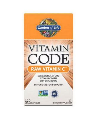 Garden of Life Vitamin code ,Raw Vitamin C 120 vcaps