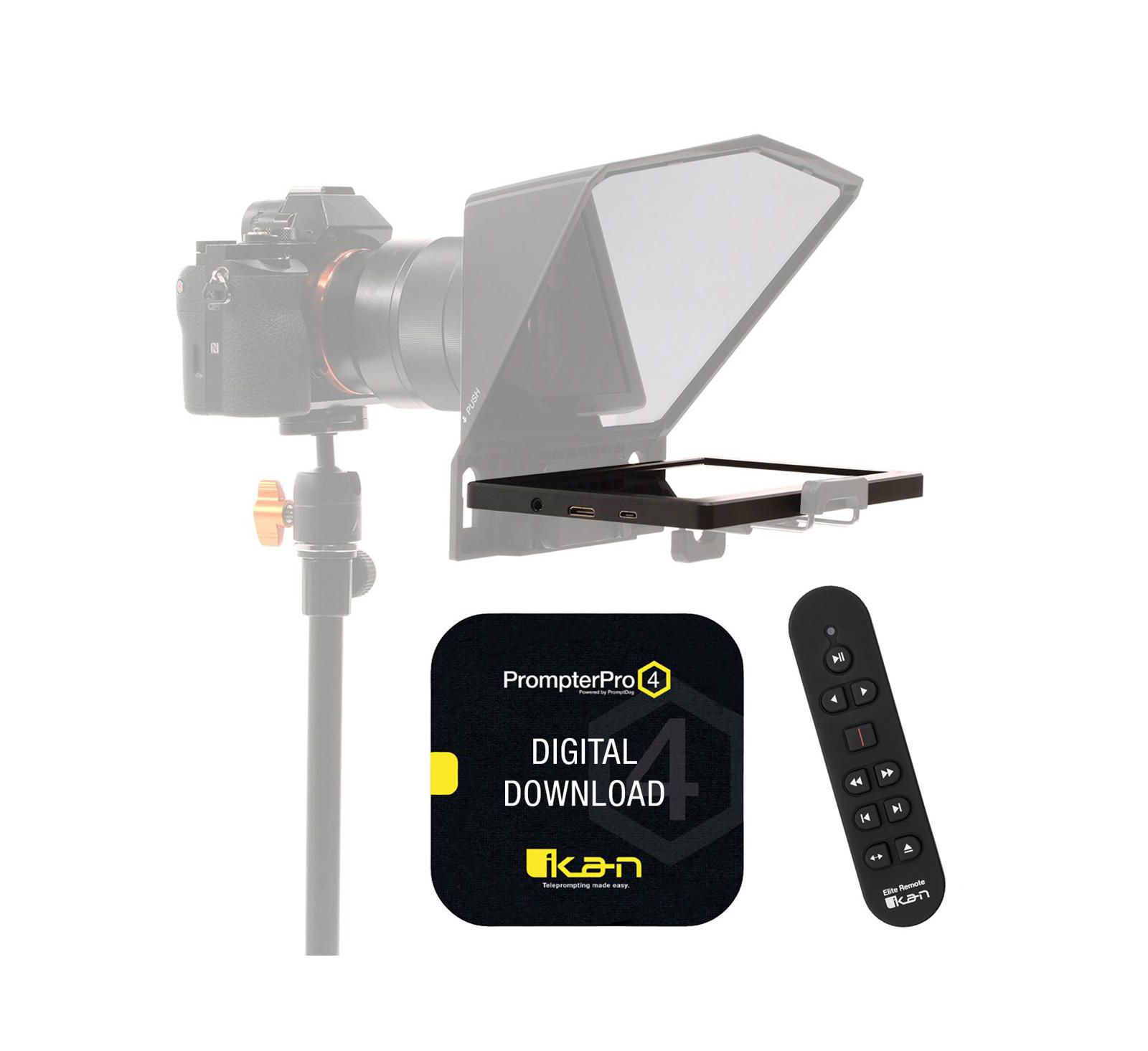 Комплект модернизации телепромптера Ikan HomeStream Hs-PT700-UGK с 7-дюймовым монитором для Windows и MacOS