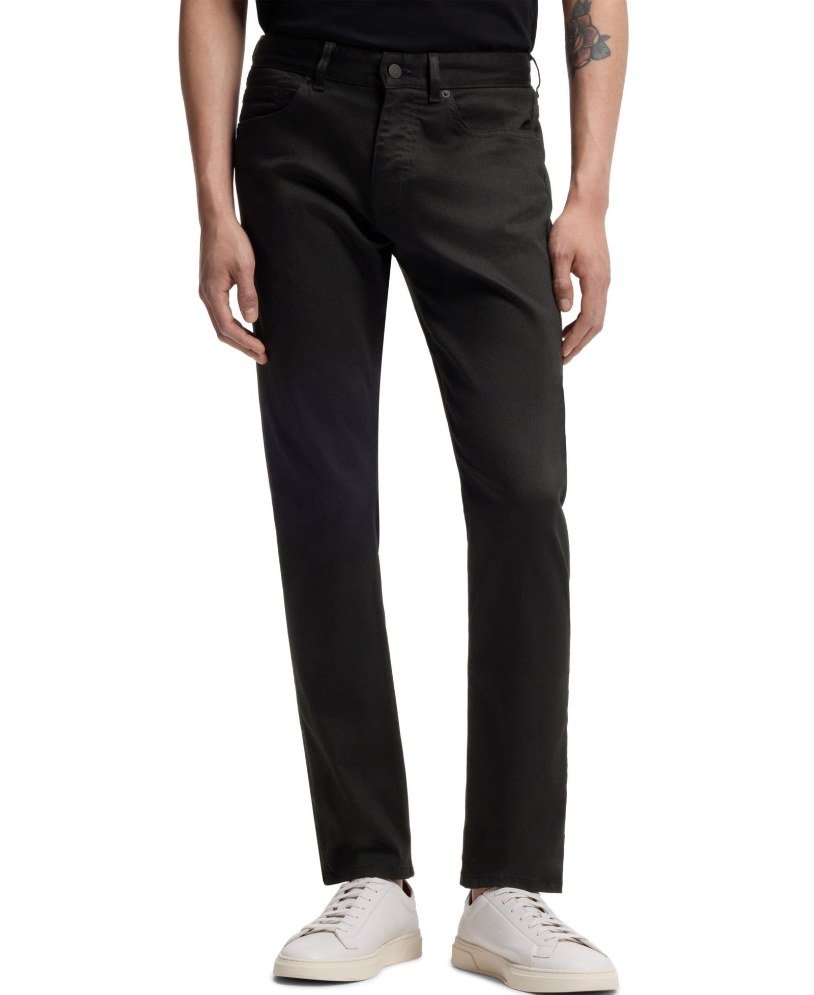 BOSS by Hugo Boss Men's Fade-Resistant Twill Slim-Fit Pants
