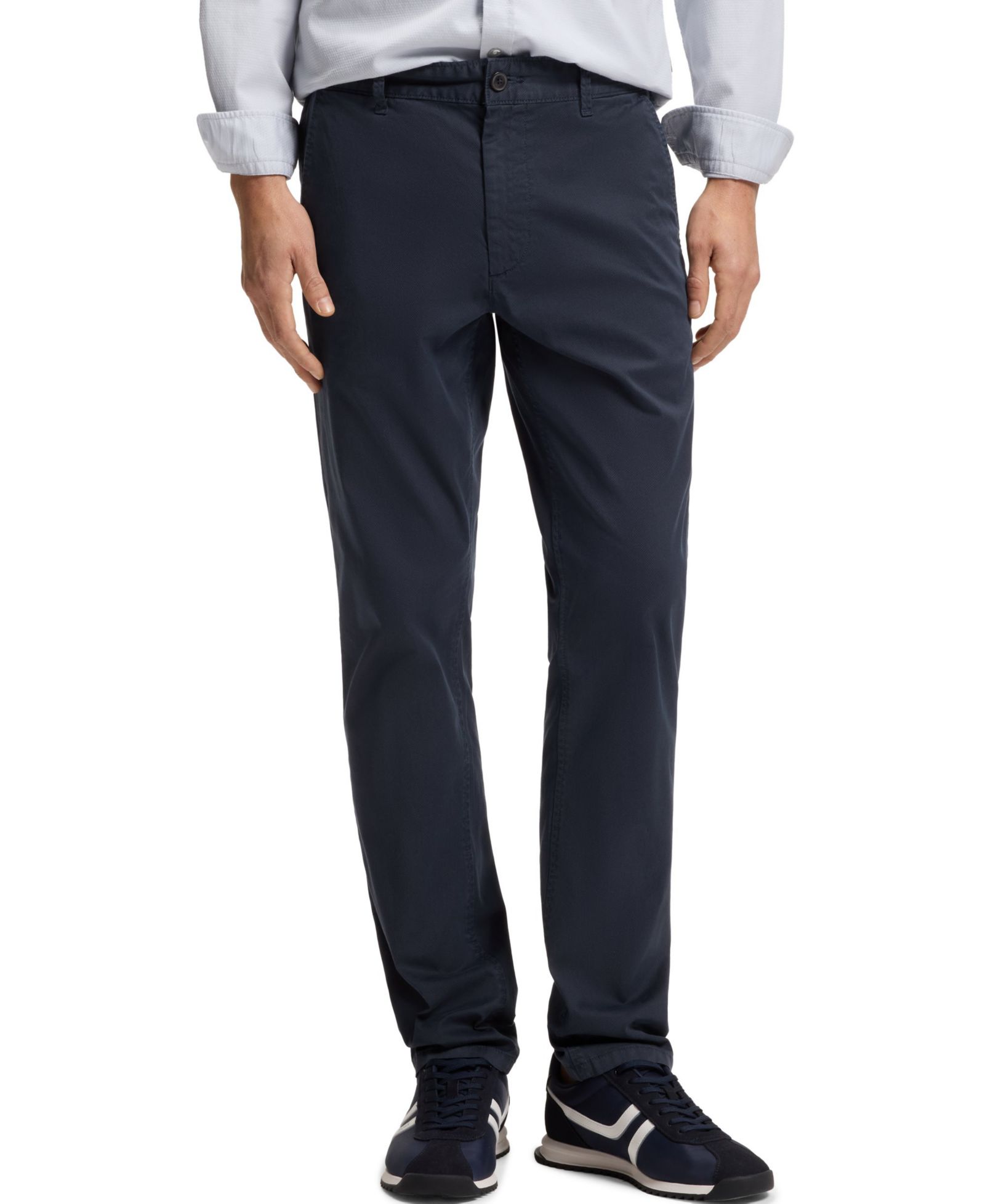 BOSS by Hugo Boss Men's Stretch-Cotton Twill Slim-Fit Chino Pants