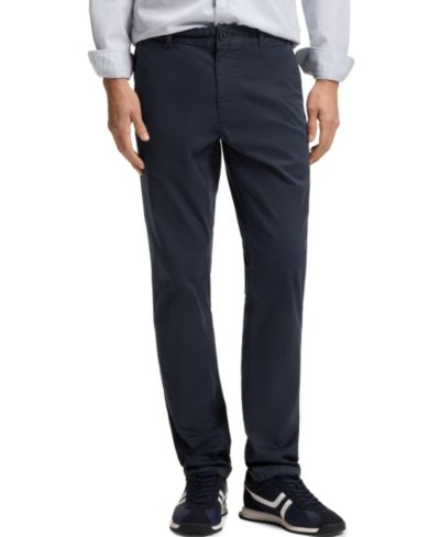 Мужские чинос slim-fit из стрейч-хлопкового твиля BOSS by Hugo Boss