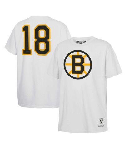 Детская футболка Mitchell & Ness с именем и номером Willie O'Ree, белая, Boston Bruins