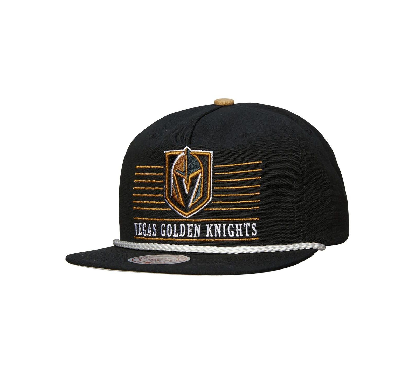 Mitchell & Ness Мужская черная кепка snapback Vegas Golden Knights Ascend Deadstock