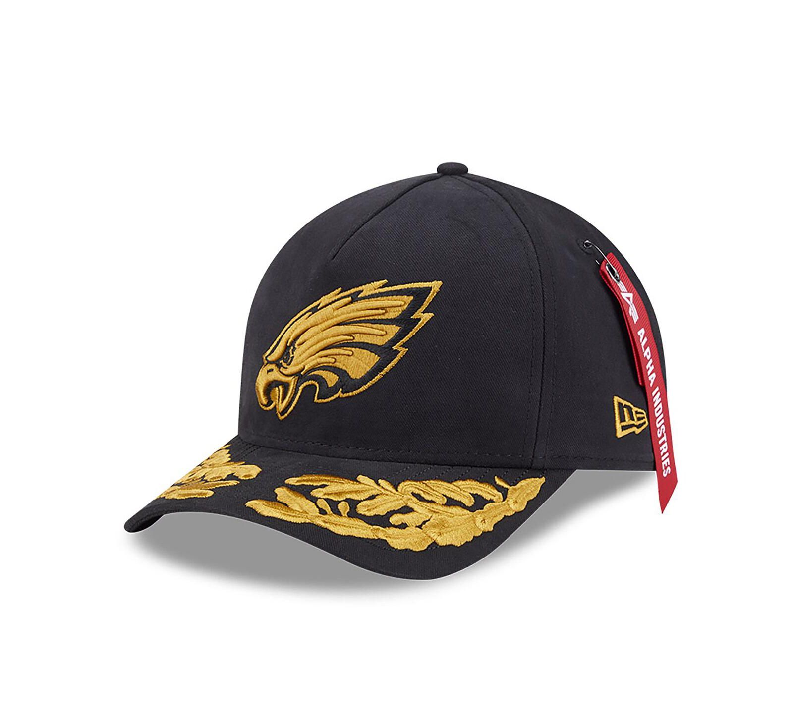 New Era x Alpha Industries кепка Men's Black Philadelphia Eagles A-Frame 9FORTY