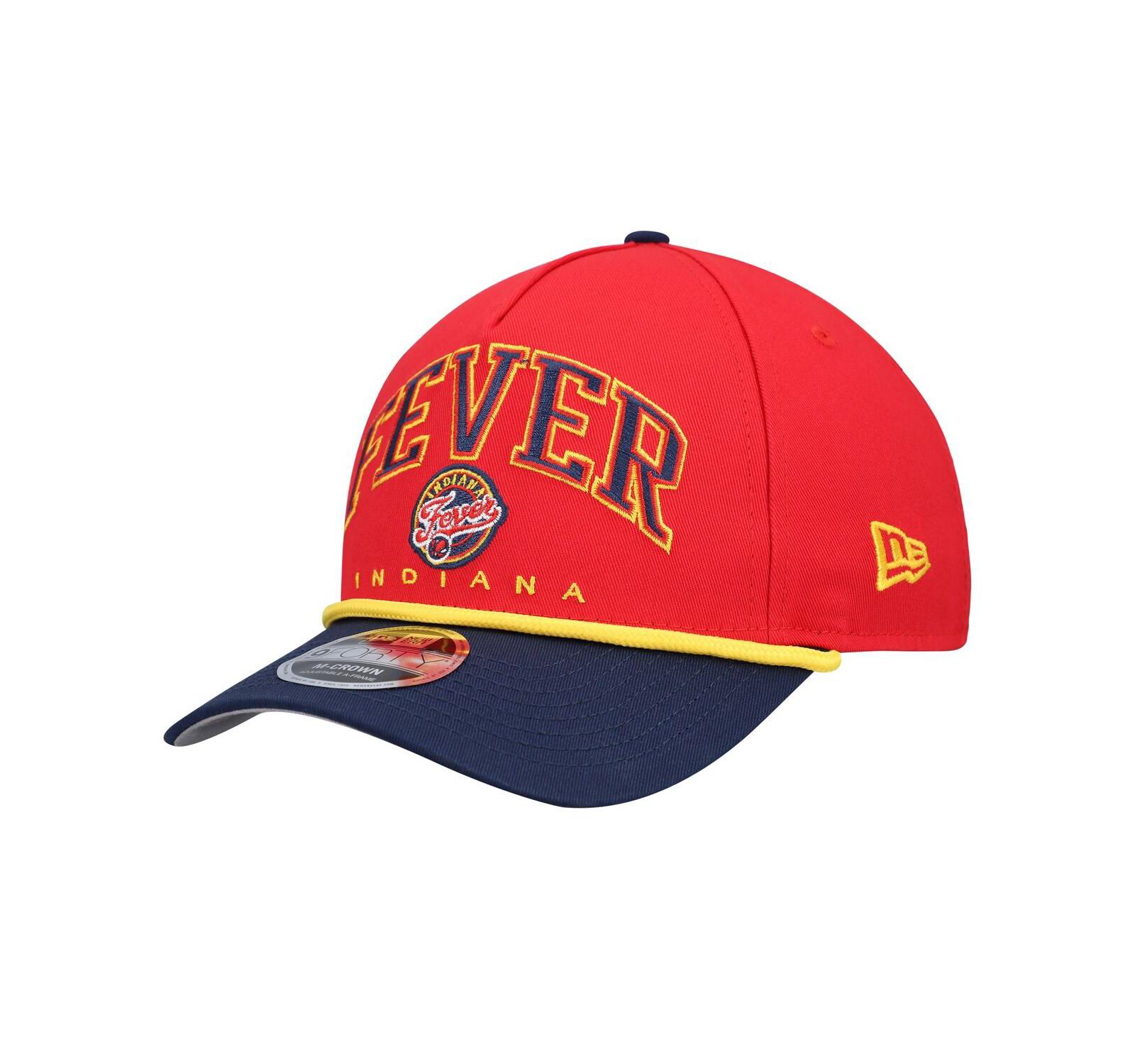 Мужская кепка New Era Indiana Fever Bold Arch COOLERA 9FORTY A-Frame M-Crown регулируемая красная