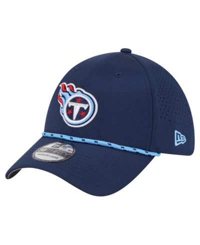 Мужская кепка New Era Tennessee Titans Perforated 39THIRTY Flex Navy