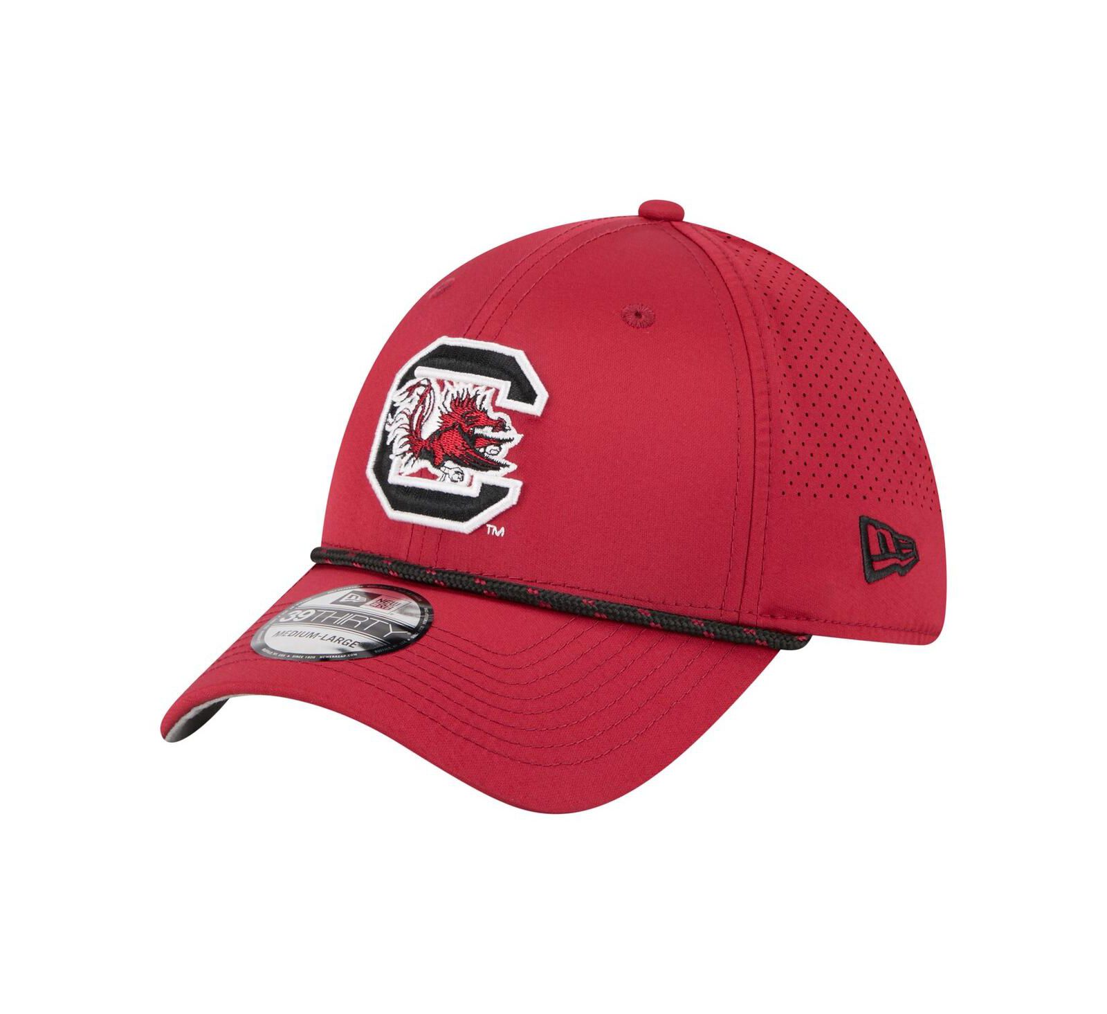 Мужская кепка New Era 39THIRTY Flex Garnet South Carolina Gamecocks Rope