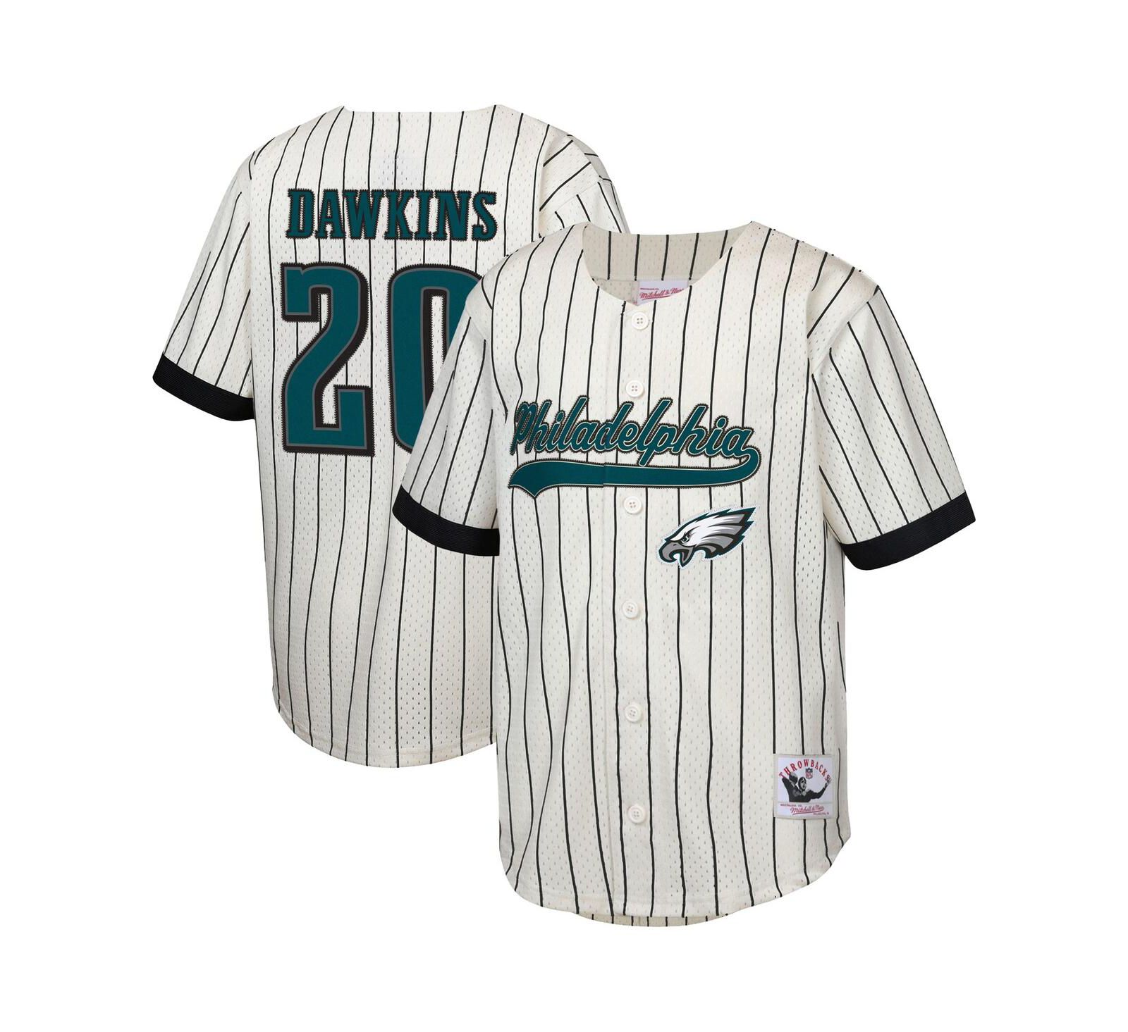 Mitchell & Ness Бейсбольная джерси Brian Dawkins Philadelphia Eagles для детей и подростков