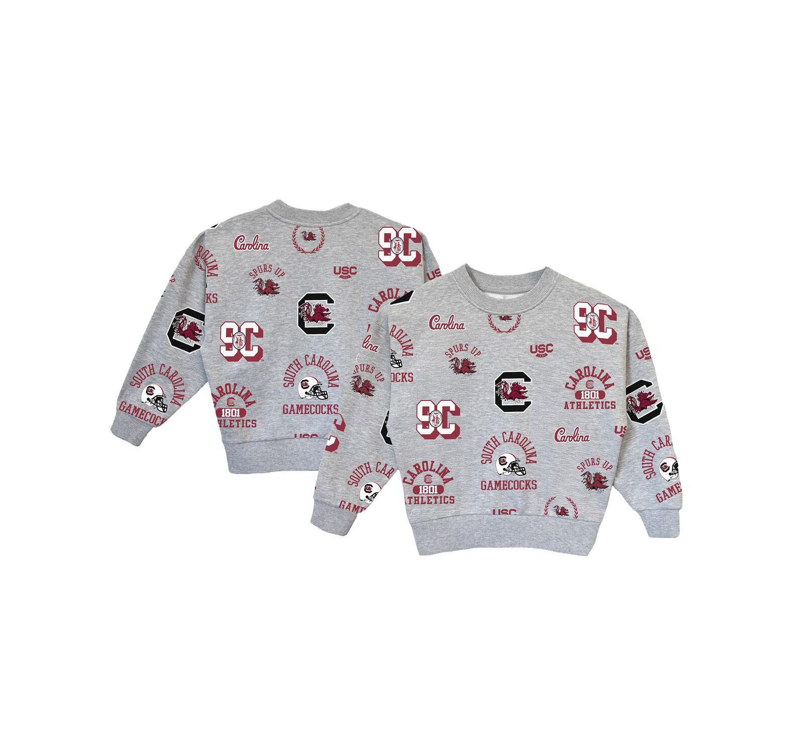 Женская толстовка Gameday Couture Big Girls Gray South Carolina Gamecocks Always on Repeat Pullover