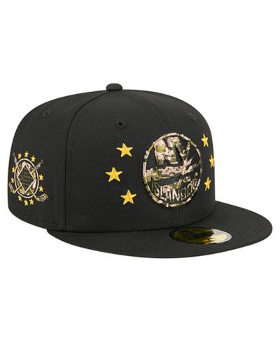 Мужская кепка New Era New York Islanders Military Appreciation Digital Camo Stars 59FIFTY черная