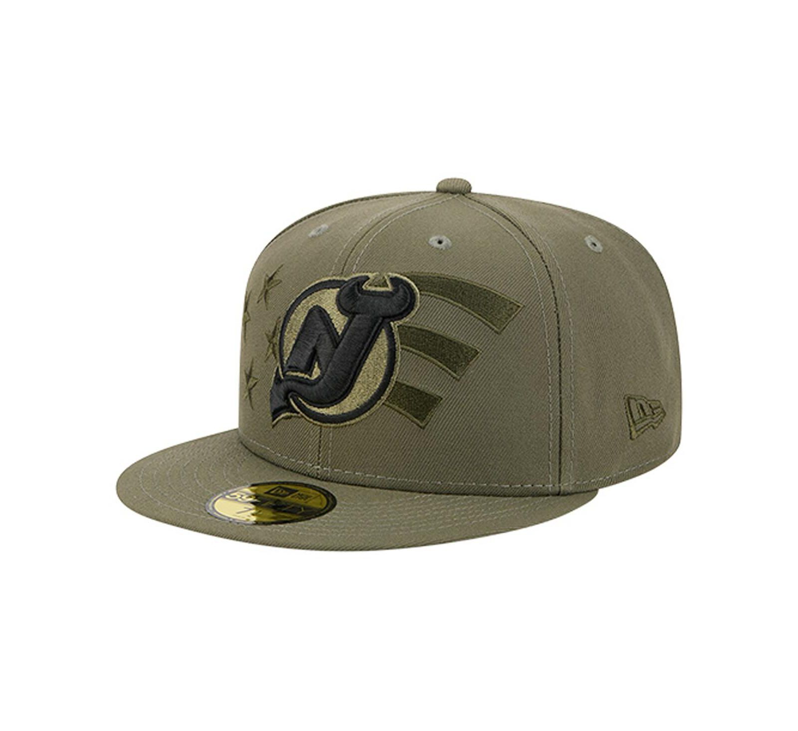 New Era Мужская кепка 59FIFTY New Jersey Devils Military Appreciation Olive