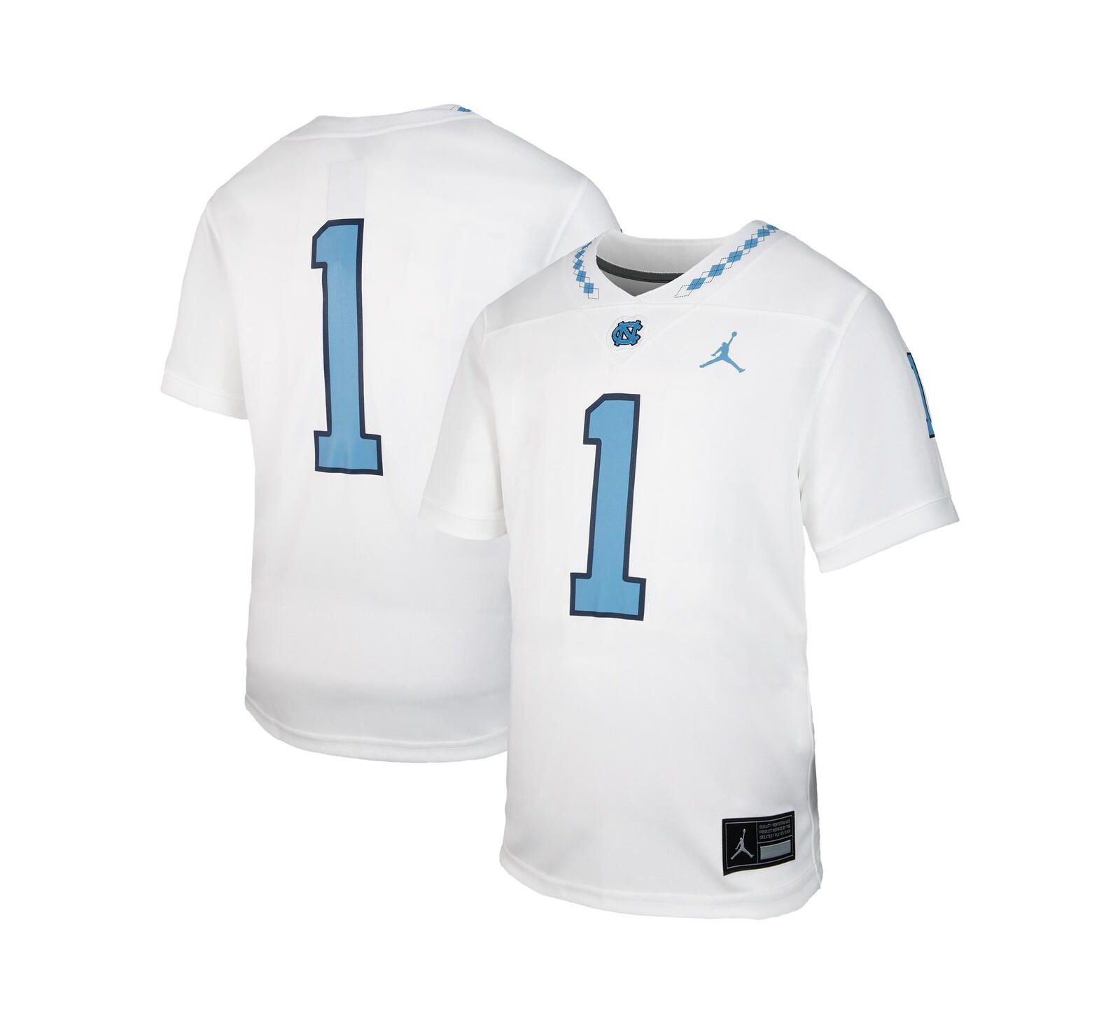 Детская джерси Jordan White North Carolina Tar Heels Untouchable Replica Game