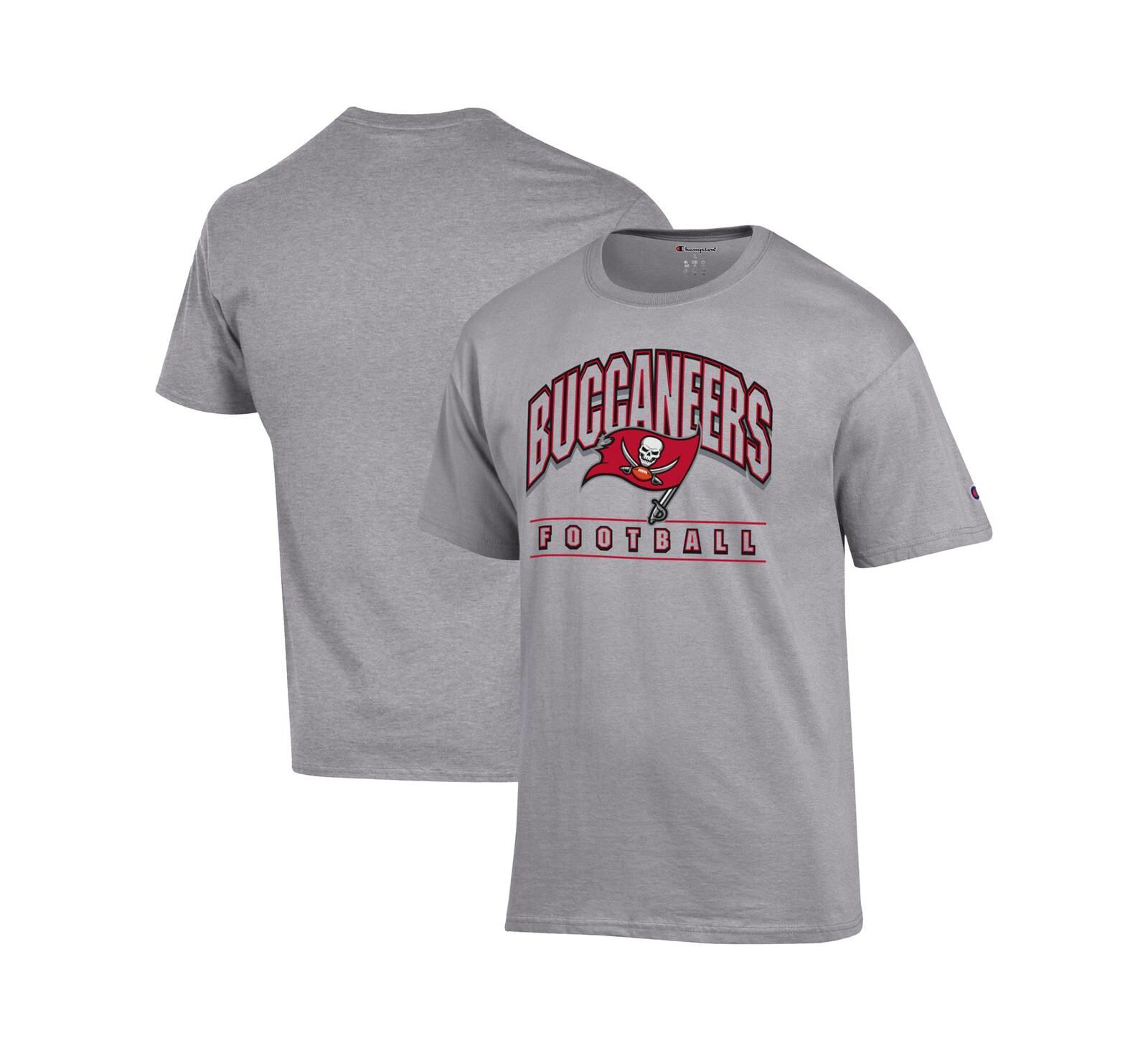 Мужская футболка Champion Heather Gray Tampa Bay Buccaneers Football