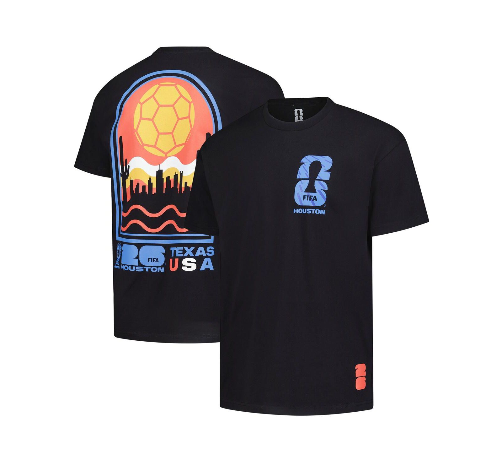 Outerstuff Men's Black 2026 FIFA World Cup Houston Host City Local Oversized T-Shirt