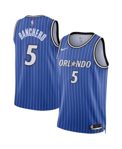 Nike Men's and Women's Paolo Banchero Blue Orlando Magic Swingman Player Icon Edition Jersey