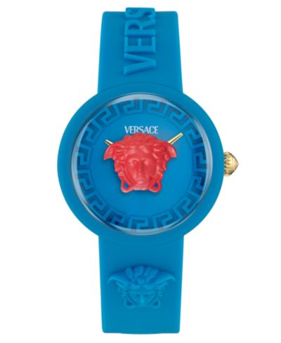 Детские часы Versace Kids Medusa Pop Blue Silicone Strap 32mm
