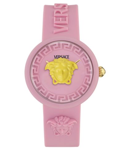 Детские часы Versace Medusa Pop Pink с силиконовым ремешком 32mm