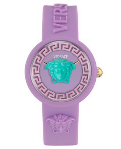 Детские часы Versace Medusa Pop Purple Silicone Strap 32mm