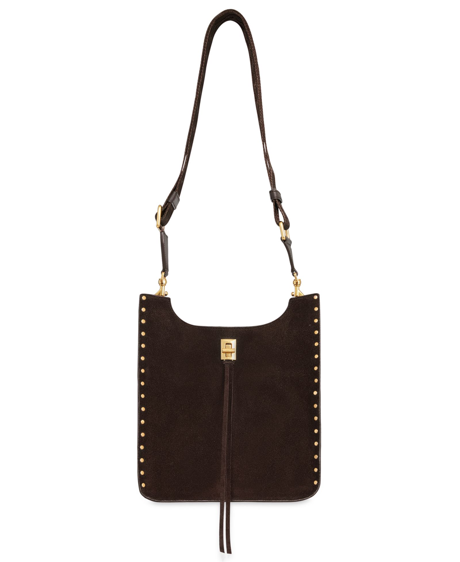 Rebecca Minkoff Darren средняя замшевая сумка через плечо
