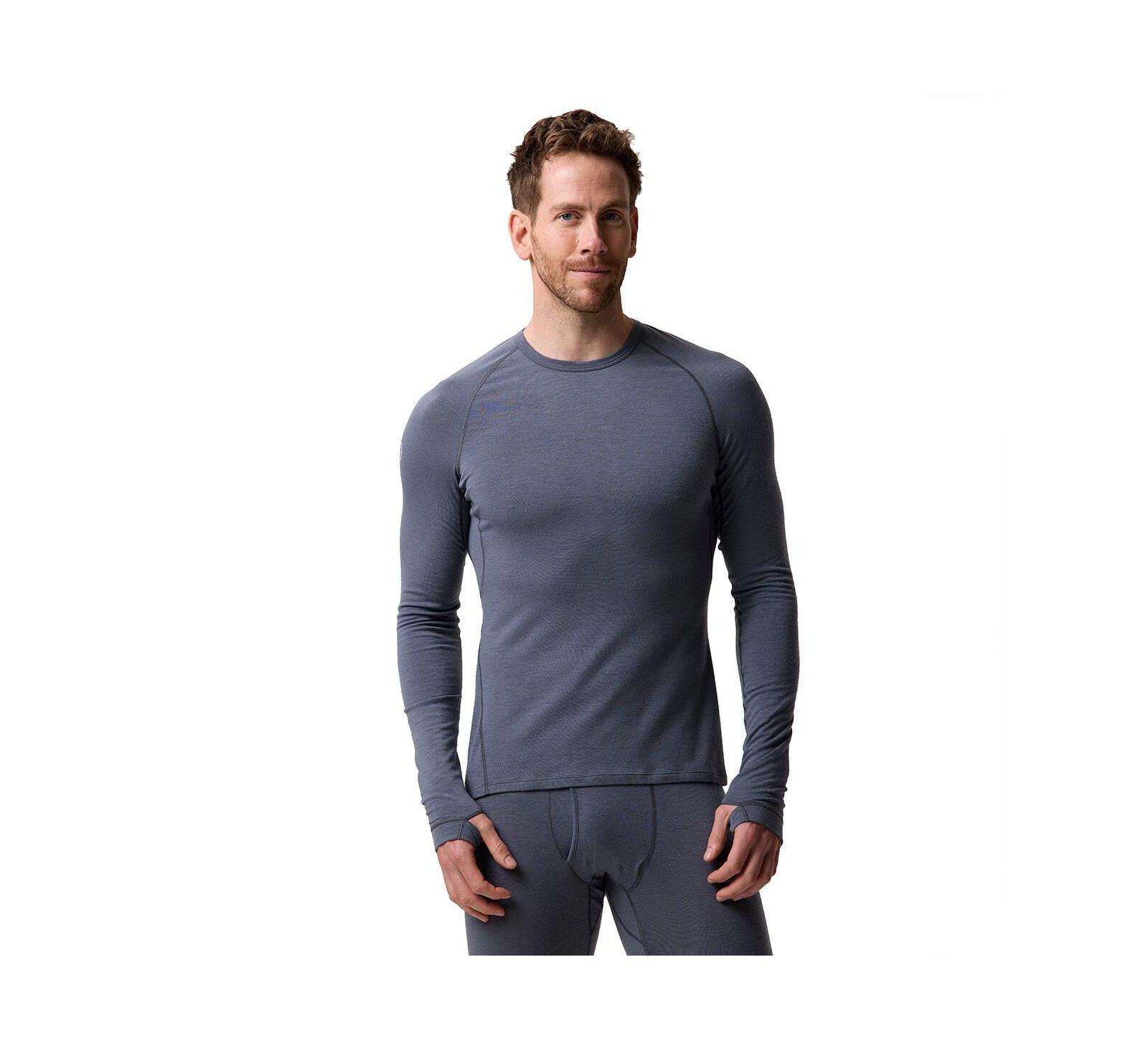 Backcountry Men's BGA Cedars RWS Merino Lt-Wt Baselayer Crew Top Lightweight Long Underwear Tops