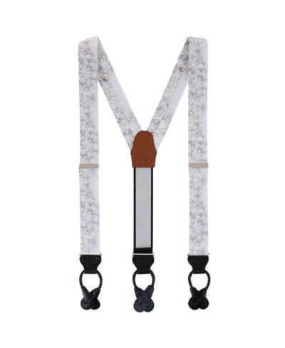 Мужские подтяжки TRAFALGAR Jack's Frosty Winter Wonderland Silk Holiday Button End