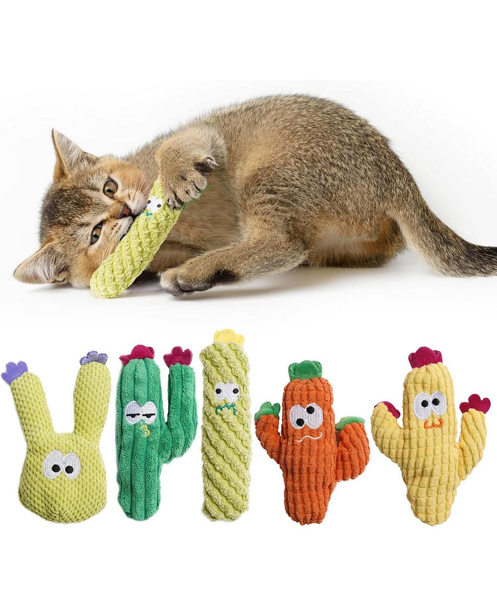 Набор игрушек для кошек Nocciola Cactus Cat из 5 предметов