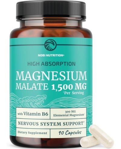 Magnesium Malate Capsules, 90ct