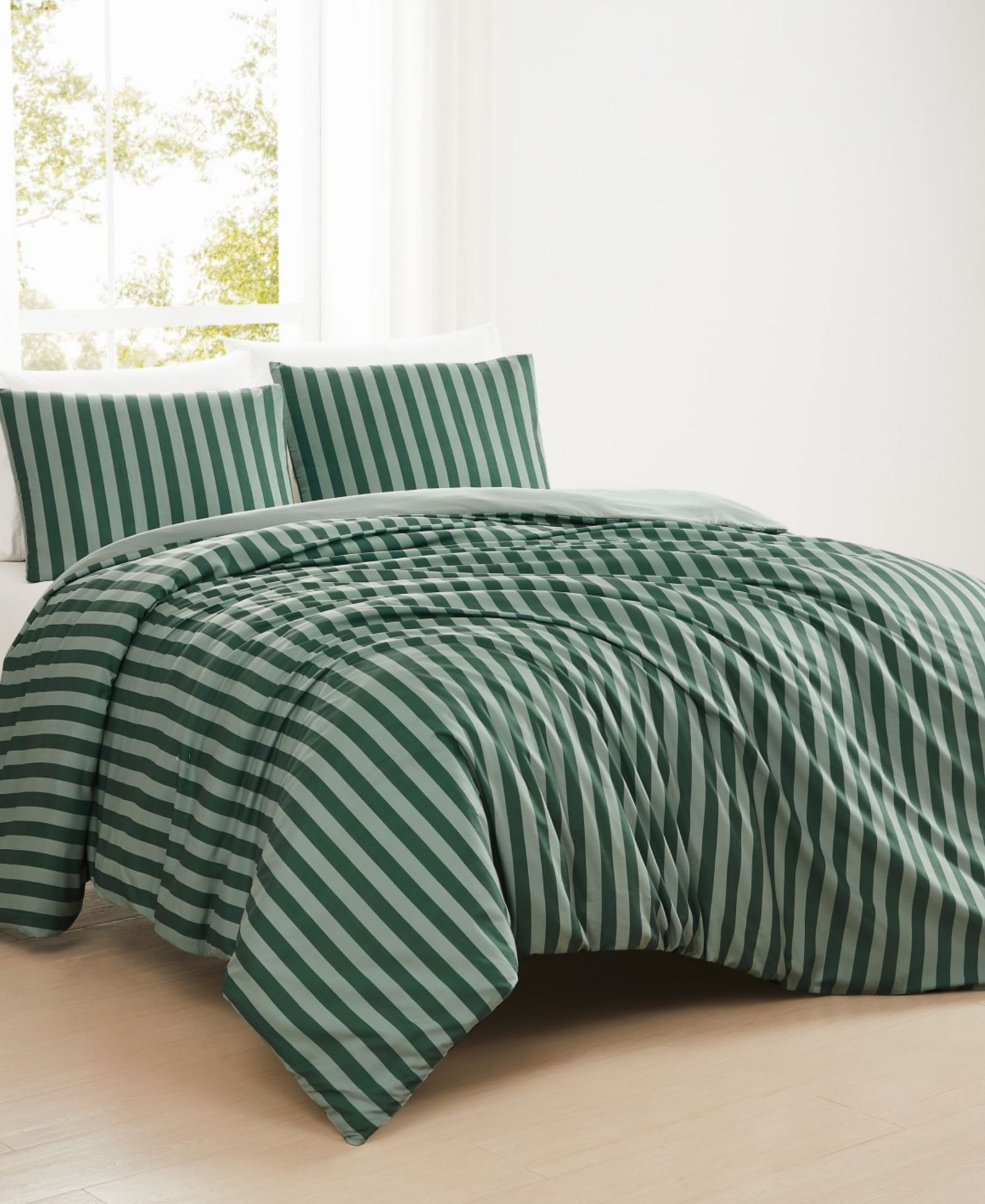 Truly Soft Weston Stripe 3-Pc. Comforter Set, King