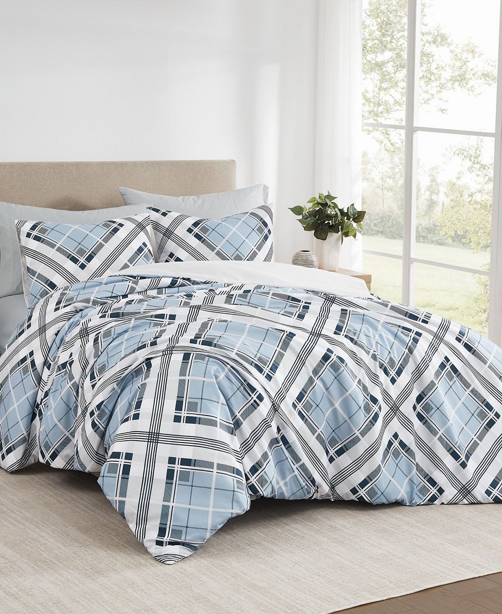 Truly Soft Lars Plaid 3-Pc. Comforter Set, King
