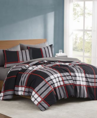 Комплект из 3 предметов: стеганое одеяло в клетку Danbury, размер King, Truly Soft