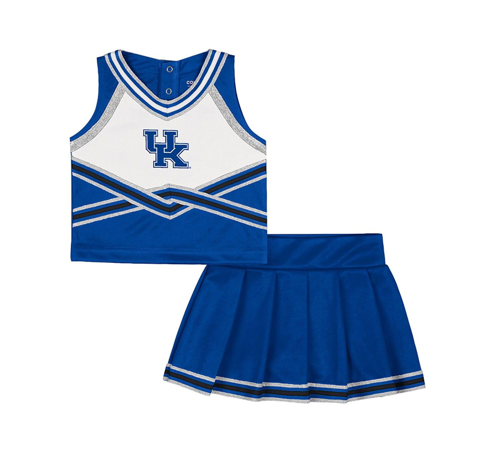 Colosseum Girls Toddler 2-Piece Royal Kentucky Wildcats Lollipop Park Cheer Set