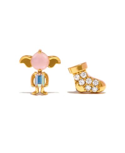 Girls Crew Harry Potter Dobby Is A Free Elf Crystal Studs