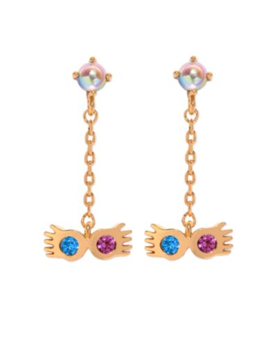 Girls Crew Harry Potter Luna Lovegood Crystal Dangle Earrings