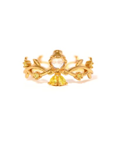 Girls Crew Disney Princess Beauty and the Beast Belle Crystal Ring