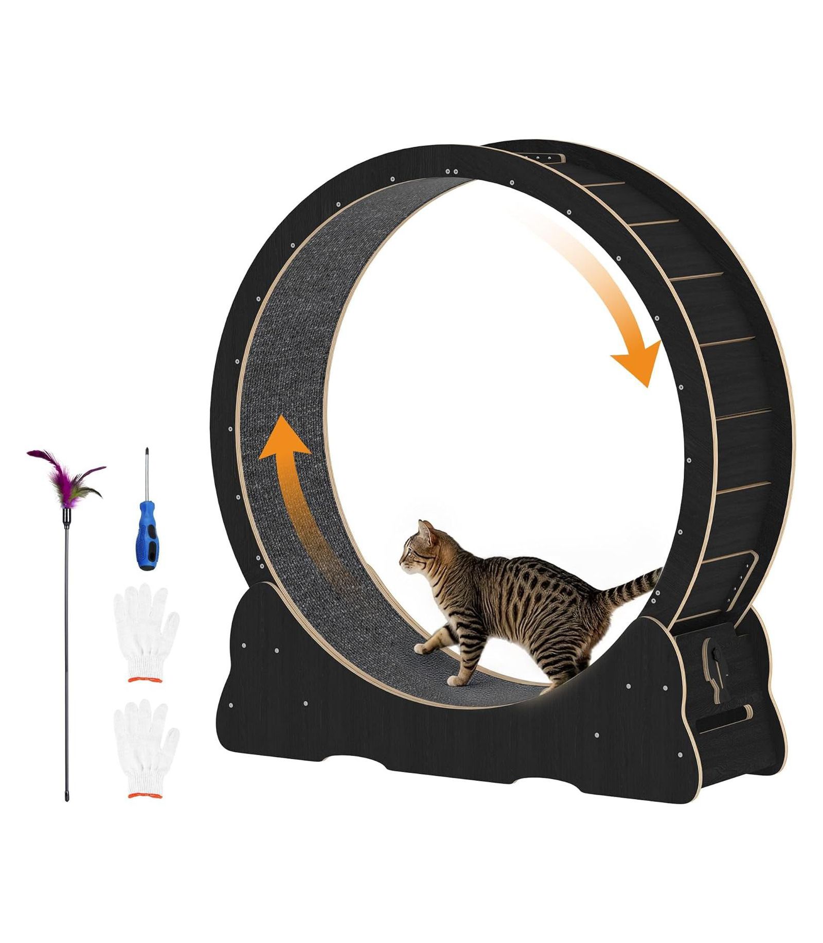 AECOJOY 43.3'' Cat Wheel for Indoor Cats
