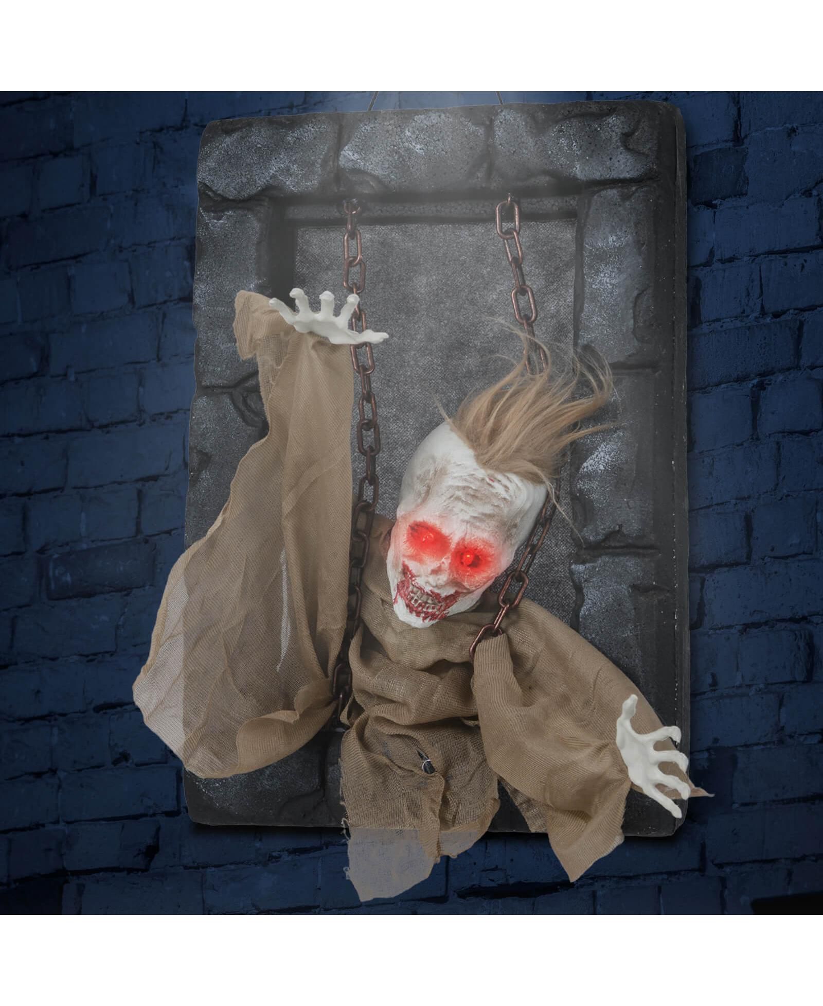 Декор Halloween Hanging Animated Zombie Prisoner