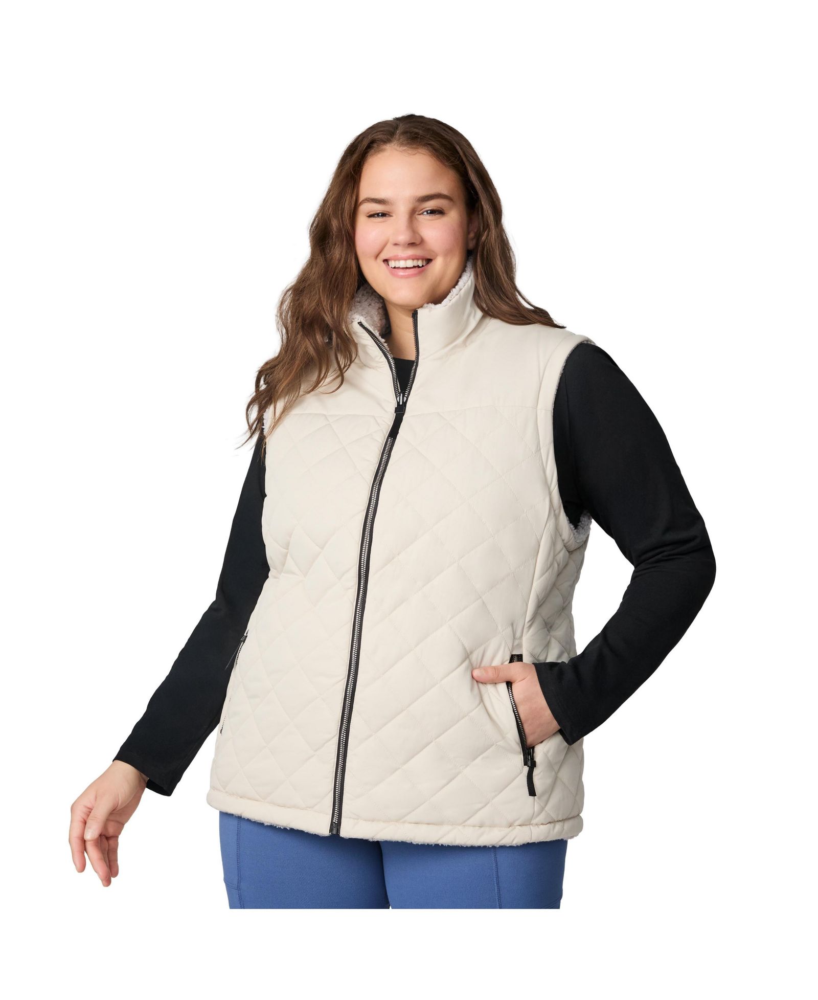 Free Country Plus Size Expedition II Stratus Lite Reversible Vest