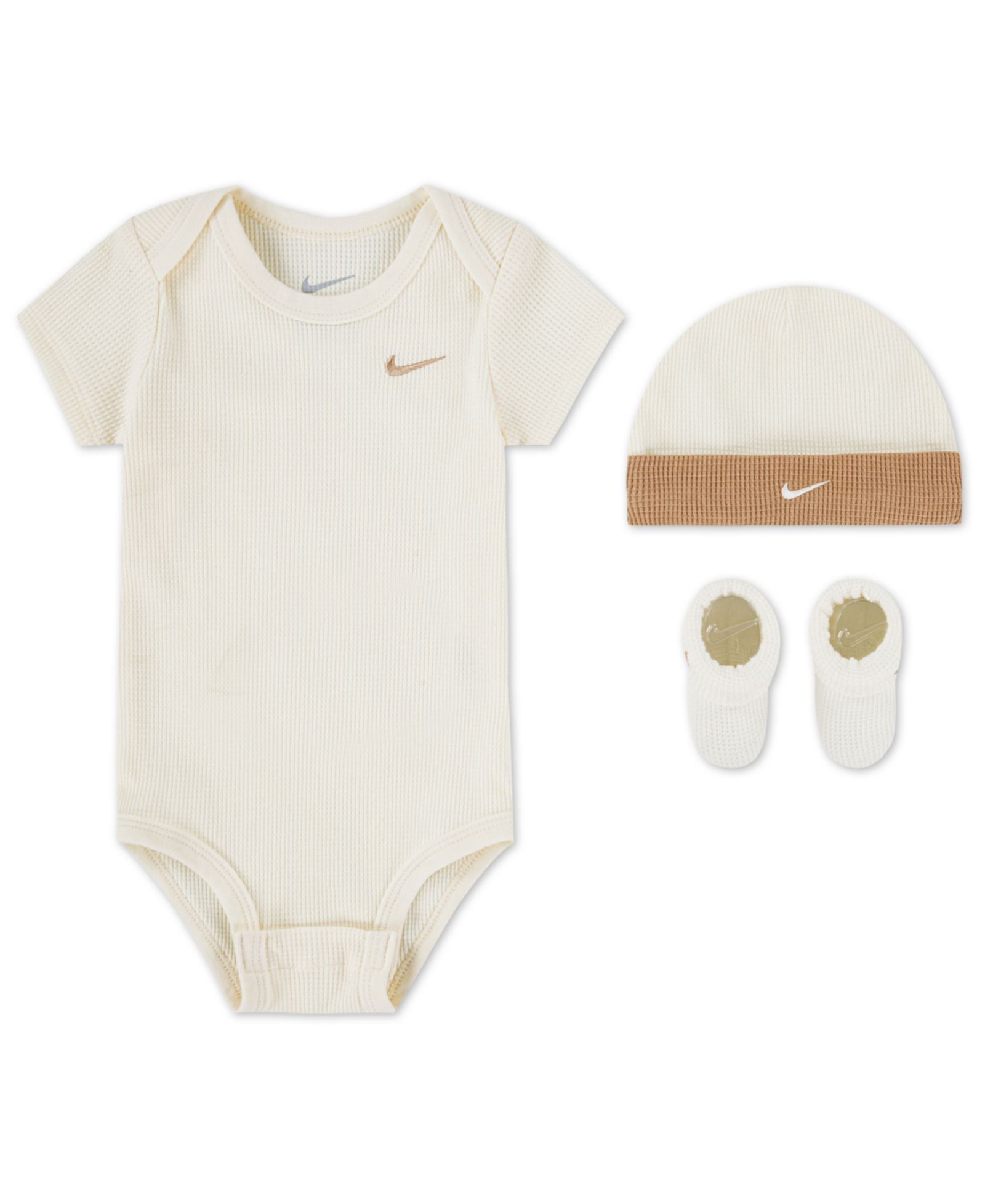 Комплект из 3 предметов Nike для малышей (боди, ботфики и шапочка)