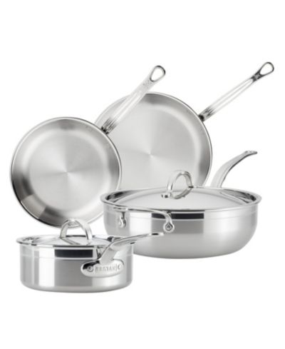 Hestan набор посуды ProBond из нержавеющей стали, 6 шт., шлифованное покрытие