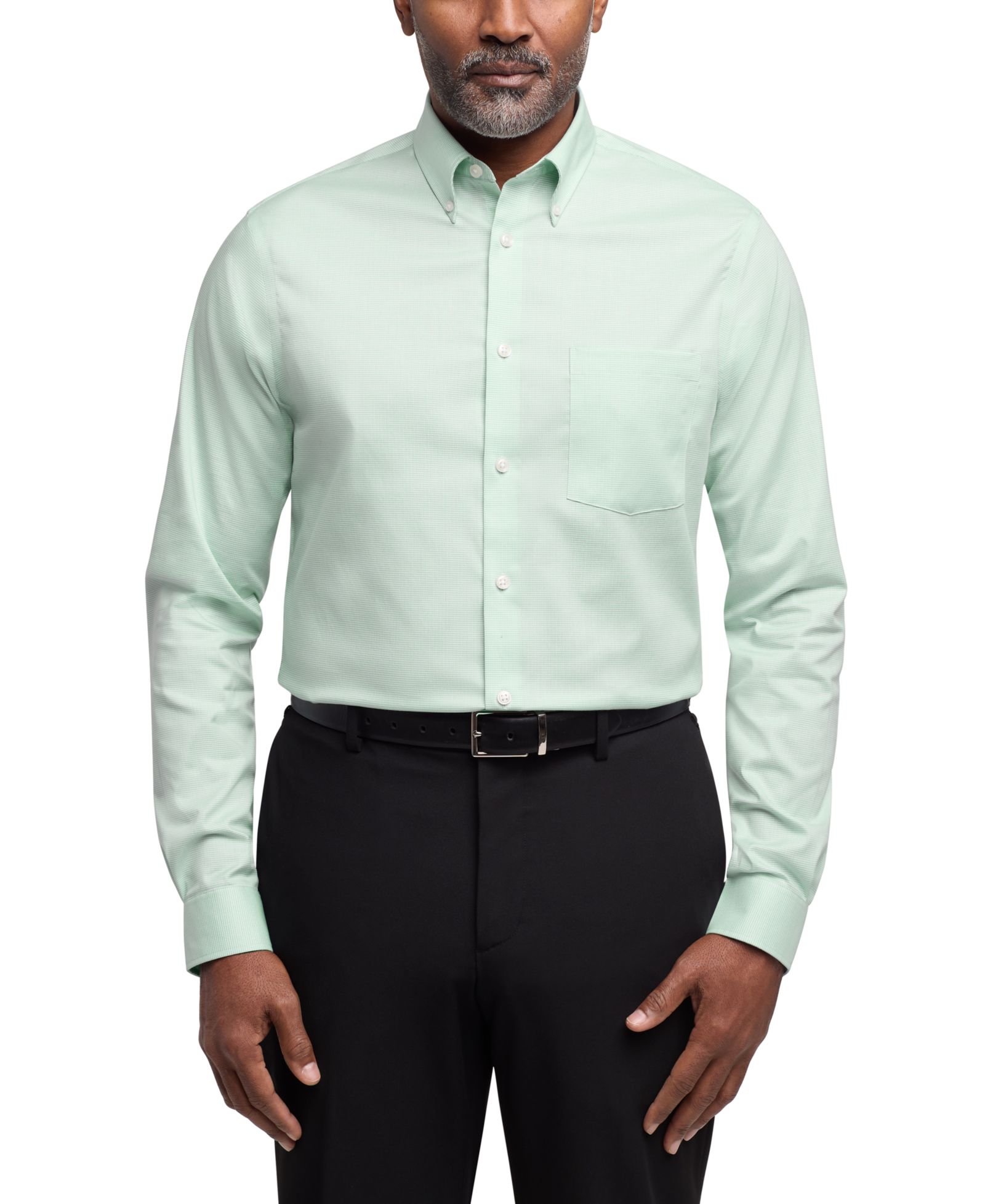 Michael Kors Men's Long-Sleeve Solid Dress Shirt