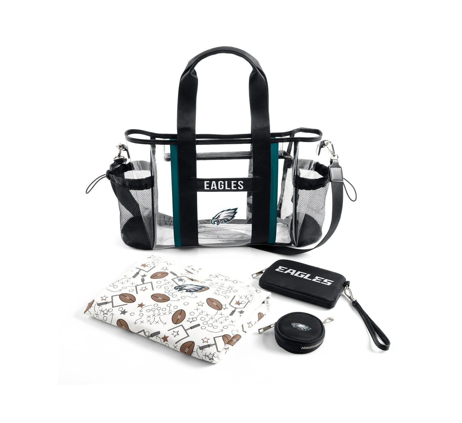 WEAR by Erin Andrews прозрачная сумка для стадиона для малышей Philadelphia Eagles Clear Stadium Baby Bag