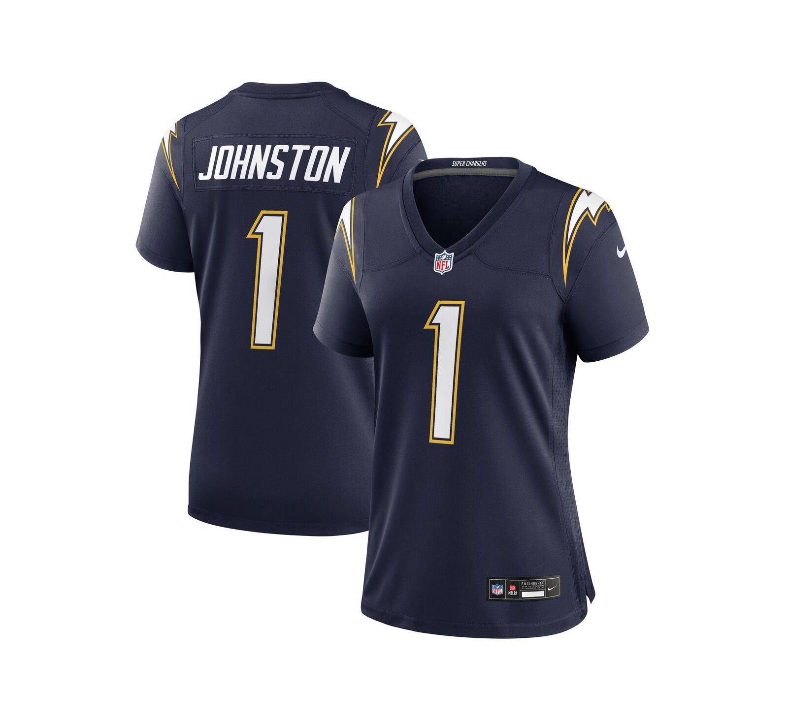 Nike Women's Quentin Johnston Navy Los Angeles Chargers Alternate Super Chargers Game Jersey