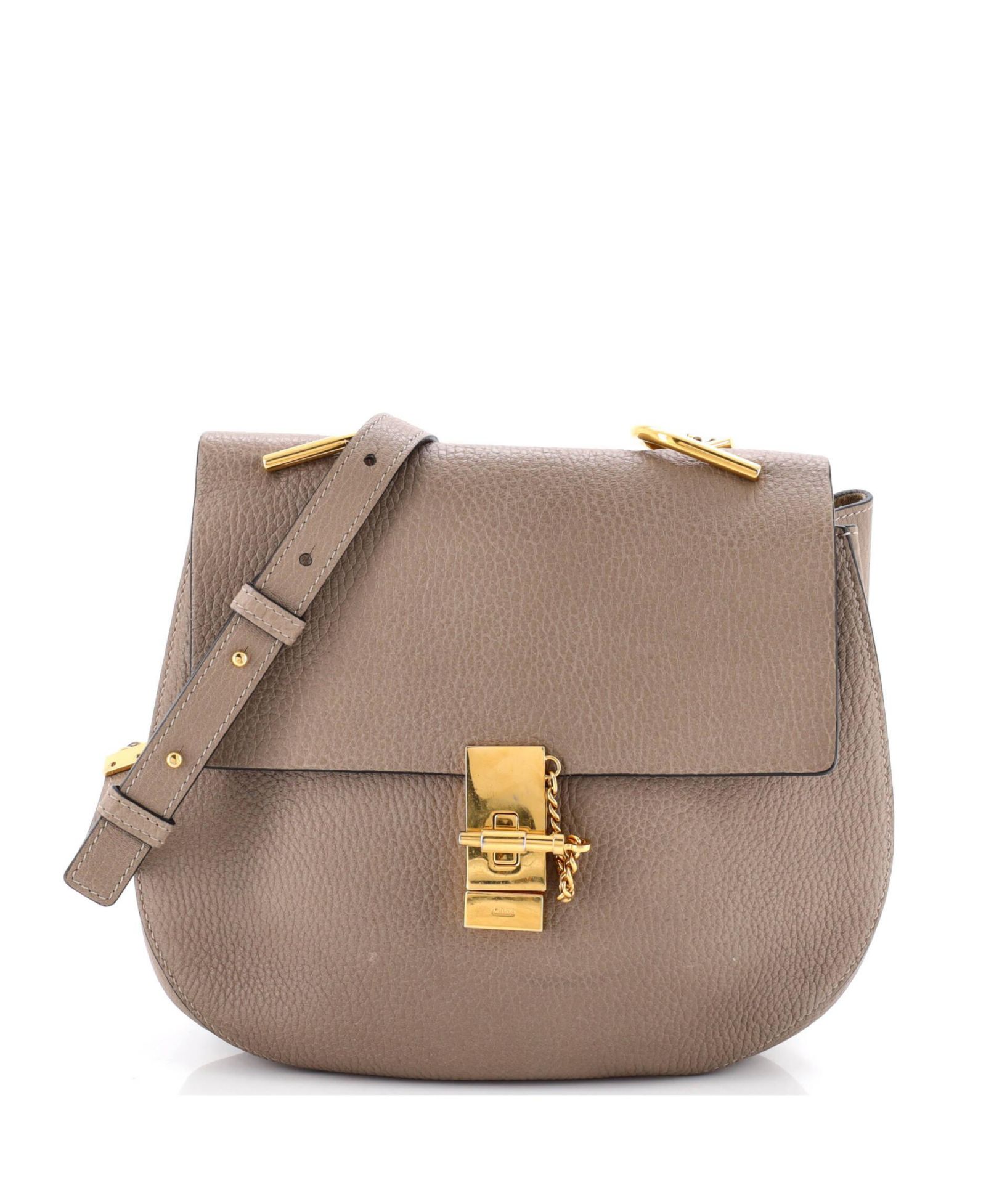 Pre-Owned Chloe Medium Drew Crossbody Bag Leather