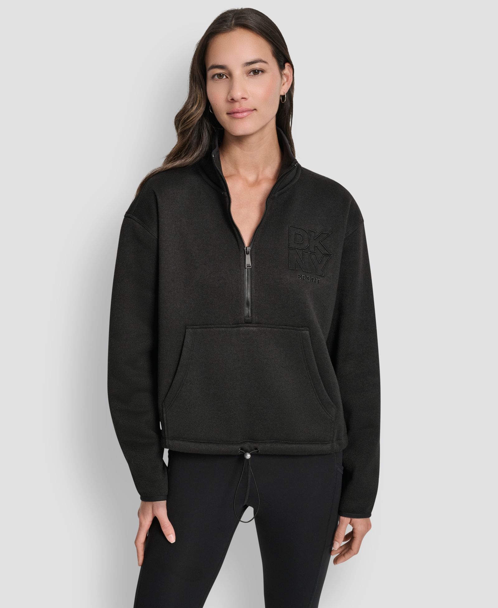 Женский джемпер DKNY Women's Half-Zip Long-Sleeve