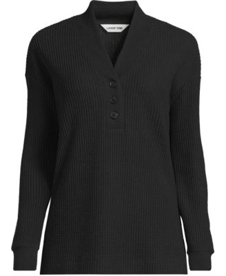 Женский джемпер Lands' End Plus Size с воротником-шалью
