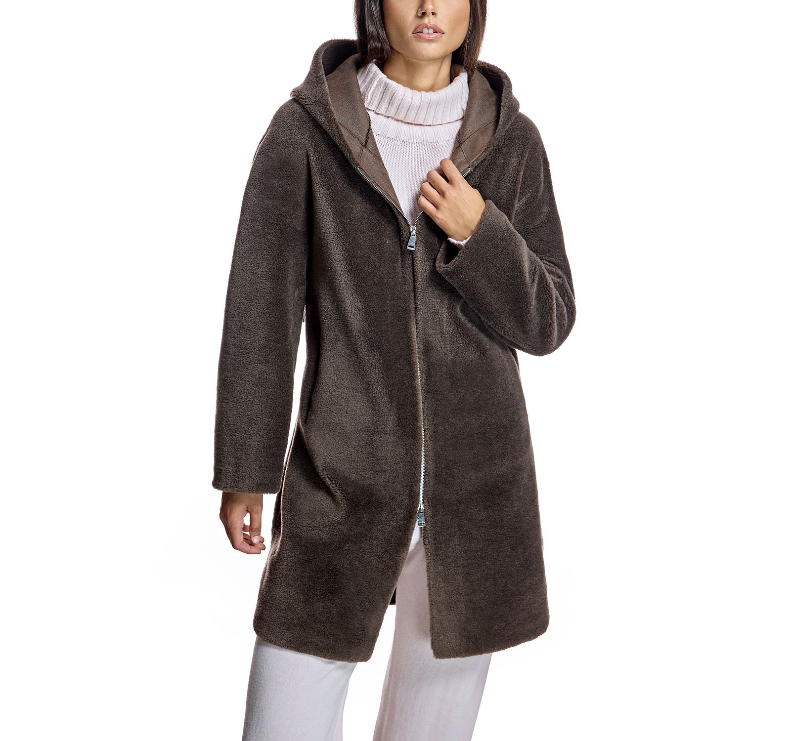 Julia & Stella By Maximilian Women's Lambswool Coat