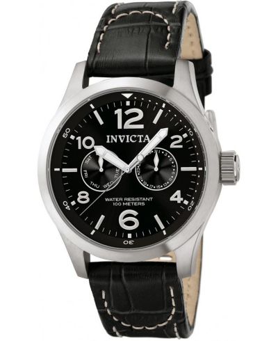Мужские кварцевые многофункциональные часы Invicta 0764 I-Force с черным циферблатом